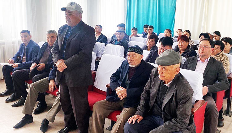 На личном контроле.  Рыскуловцы внесли свои предложения по дальнейшему развитию территорий