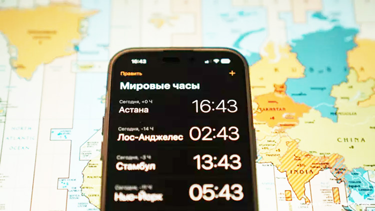 Временное обновление.  Рекомендации казахстанцам по переходу на новый часовой пояс