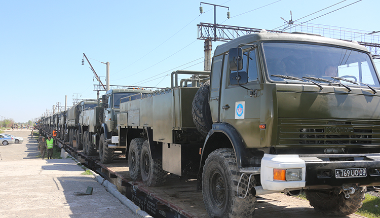 Прибыли на подмогу.  Военные химики будут работать в Актобе