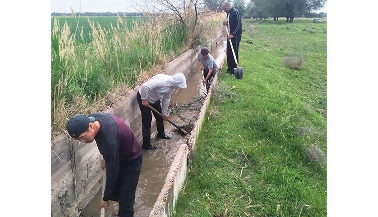 Начался поливной сезон.  Подача воды в районы должна пройти без помех