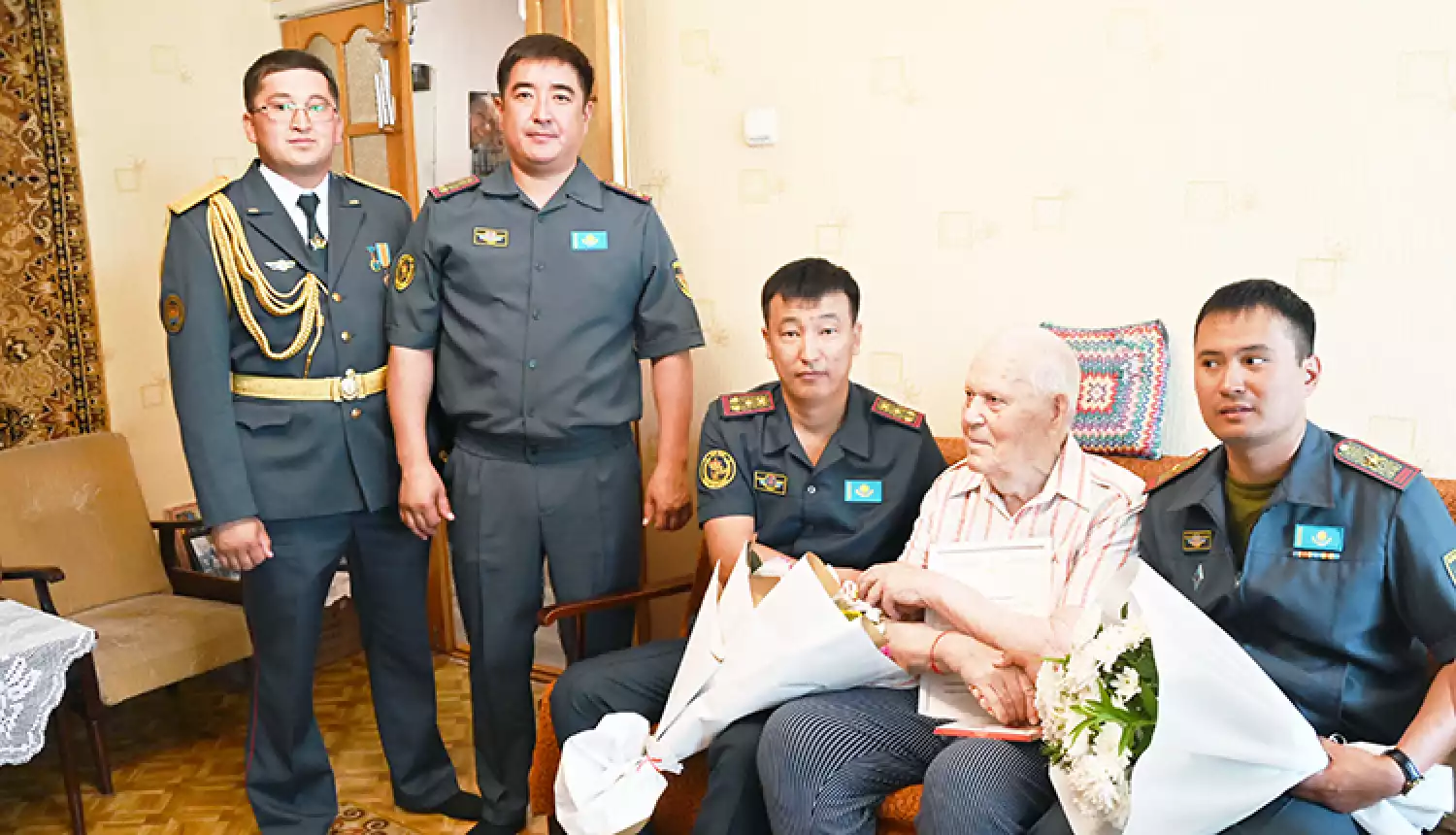 Чествовали фронтовика