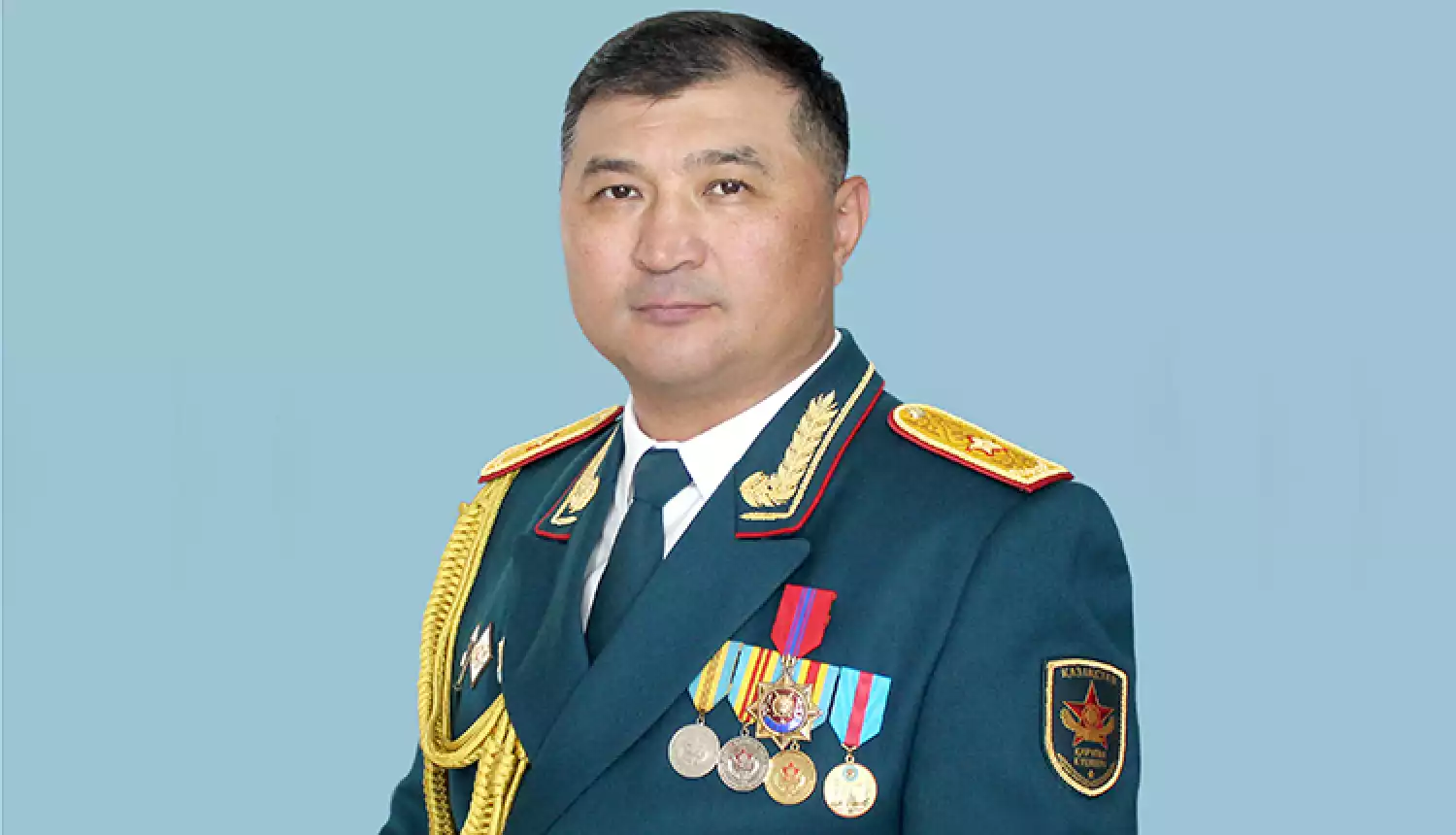 Генерал-майор Ержан Ибраев, командующий войсками РгК «Юг»