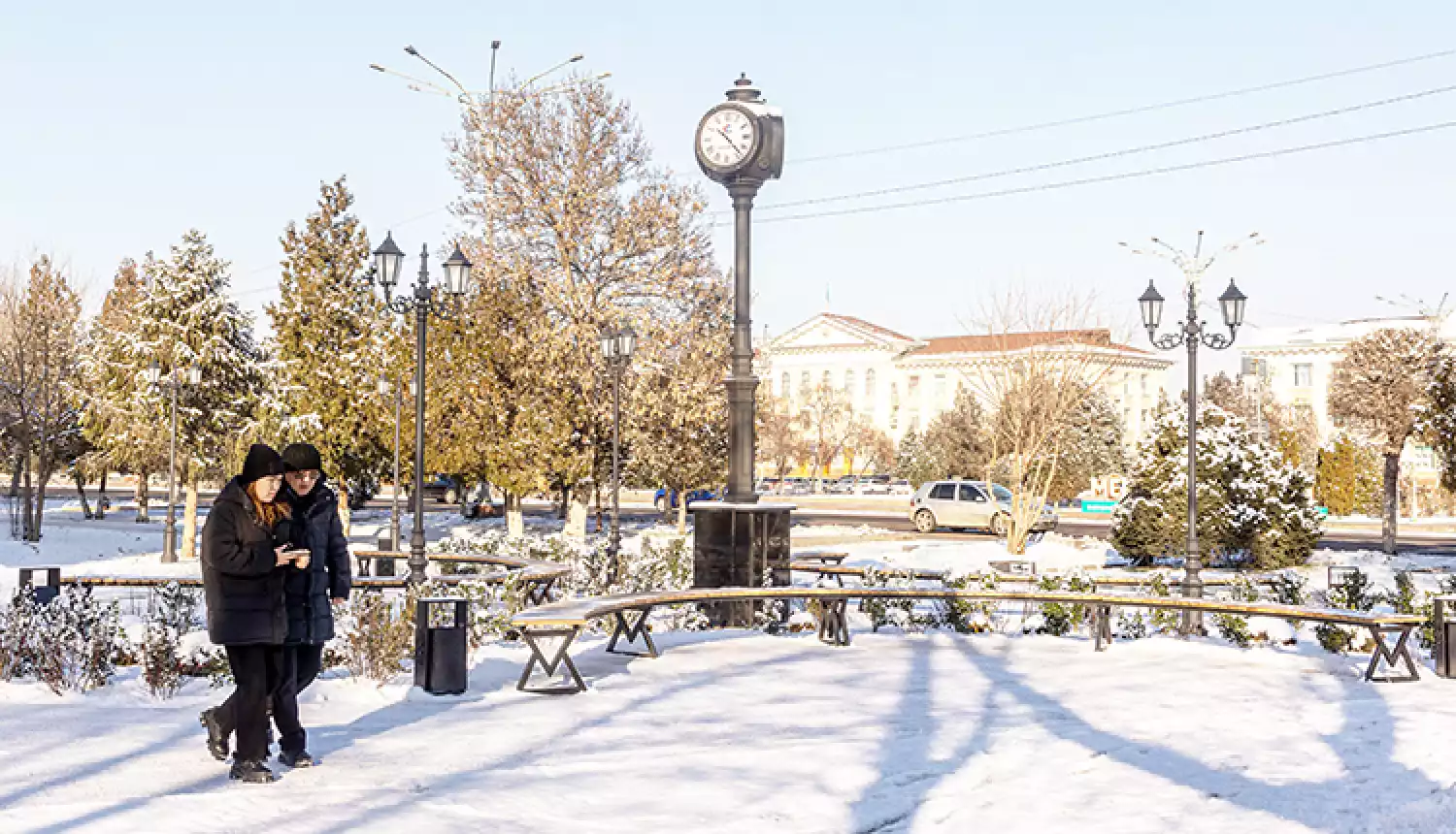 В городе снежном