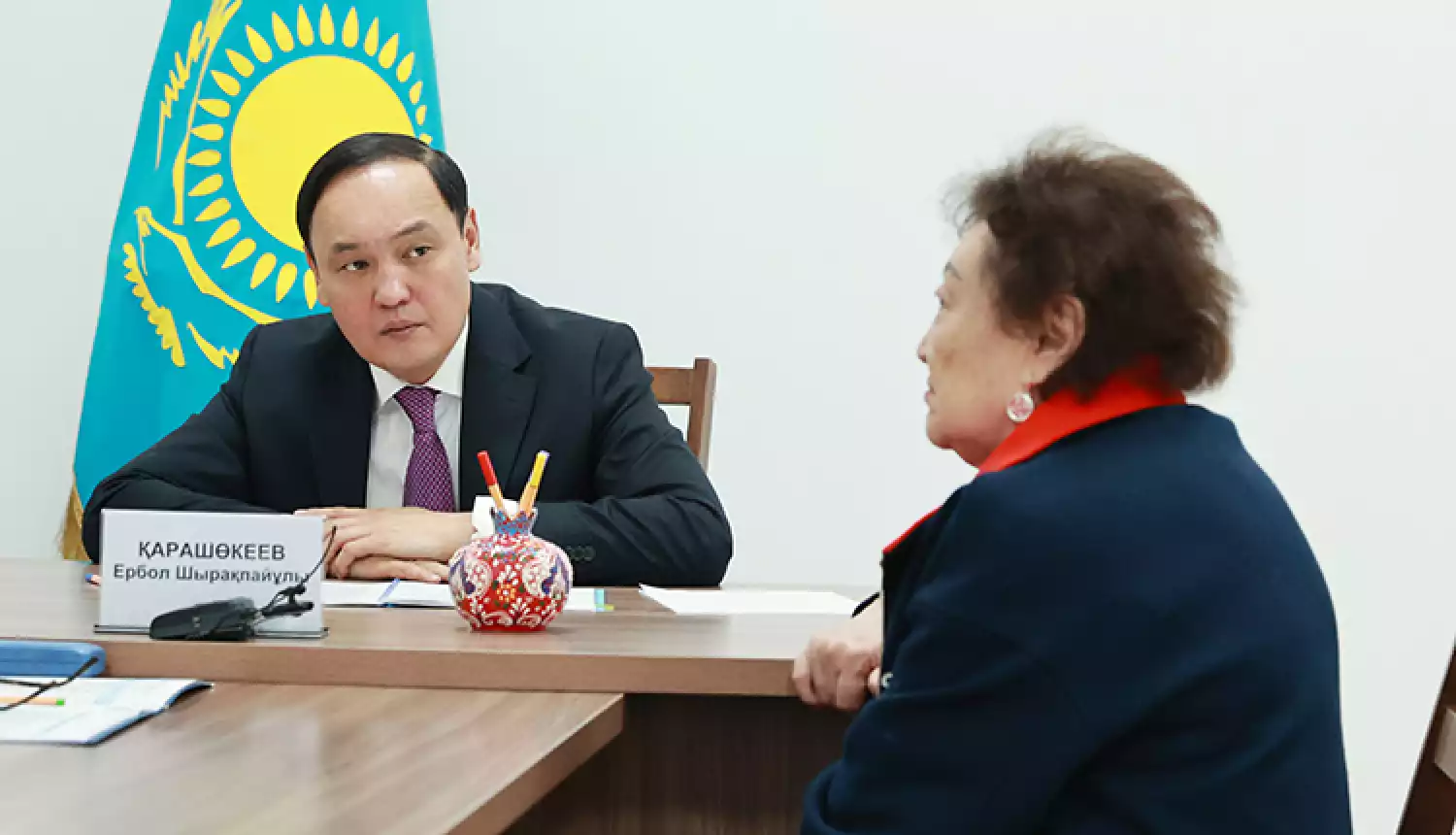 На личном приёме