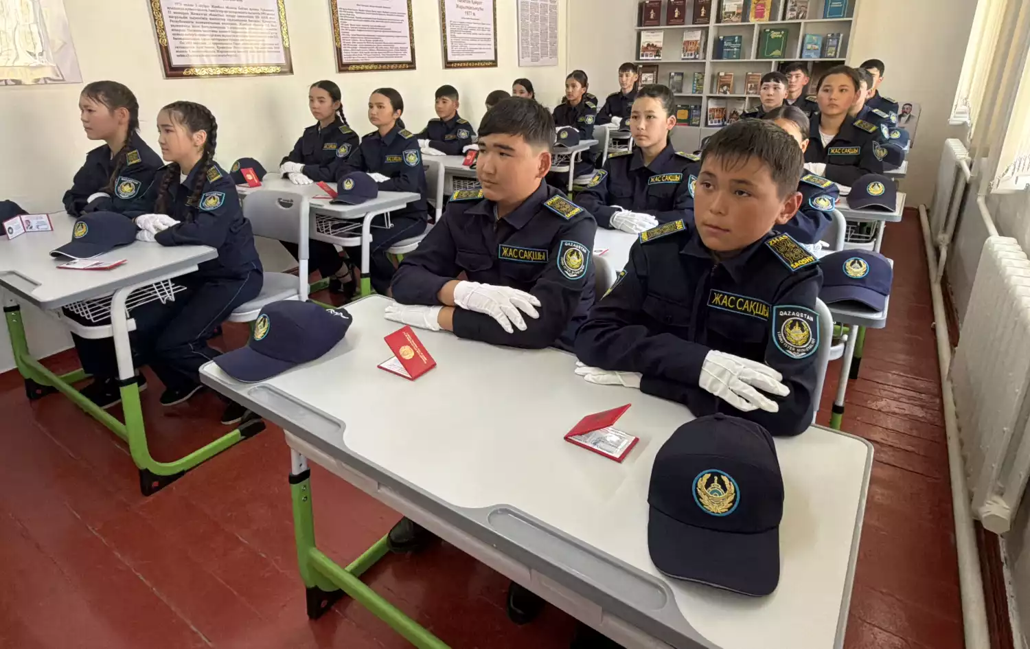 В Жамбылской области открыт 32-й класс «Жас сақшы»