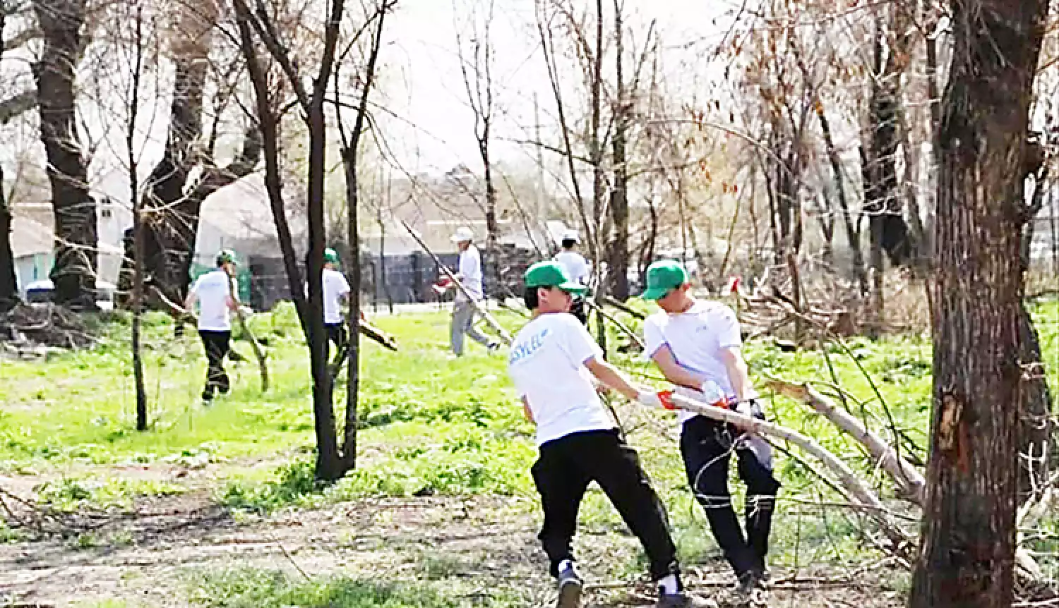 Село сияет чистотой