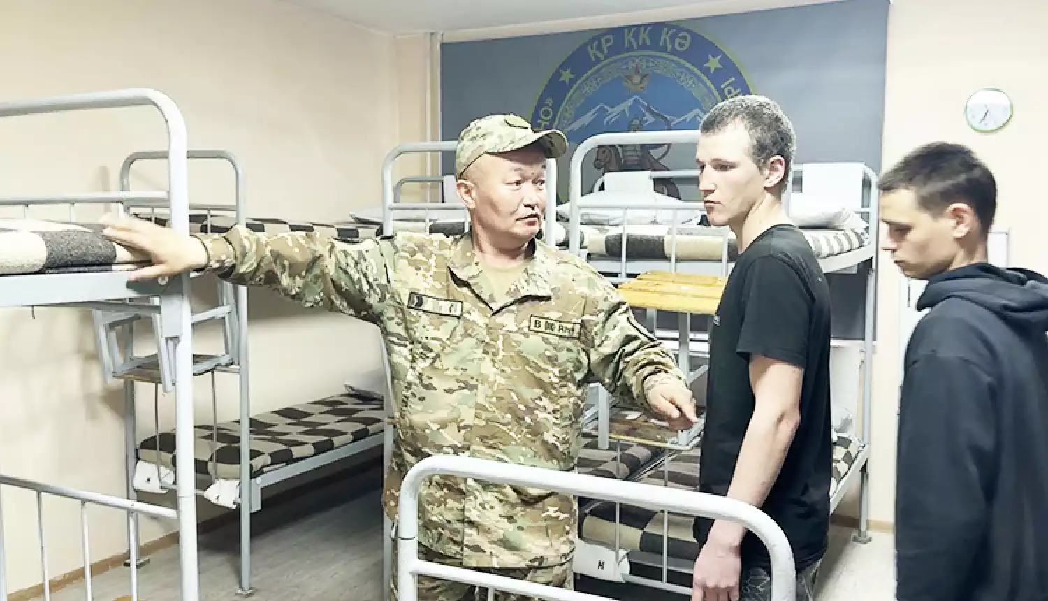 Новобранцам рады командиры